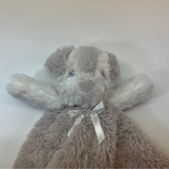 Blankets And Beyond Soft Grey White Bear Lovey Security Blanket Plush - Picture 2 of 8
